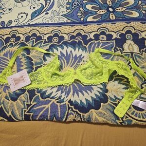 Savage X Fenty Bright Yellow Lace Bralette